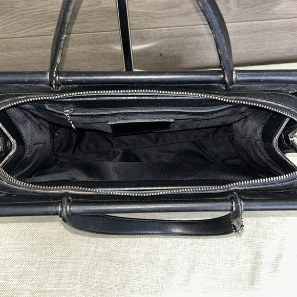 COACH BLACK LEATHER VINTAGE WHITNEY SATCHEL No. 9182 - Picture 11 of 13